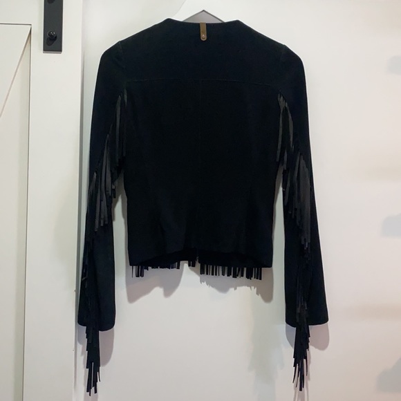 Mackage Fringe Suede Jacket - Picture 2 of 3